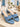 Criss Cross Denim Heels