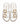 Luxe Cloud White Slides