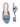 Criss Cross Denim Heels