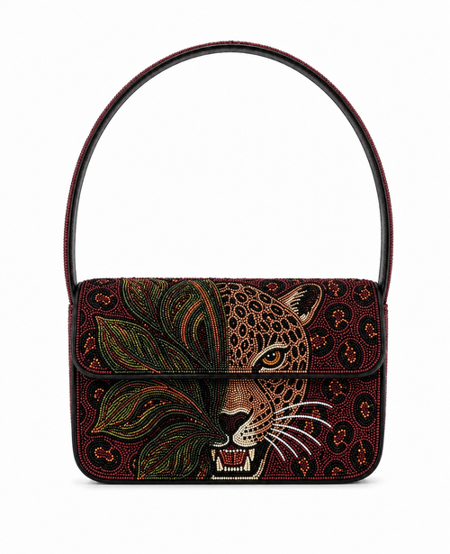 Wild Majesty Shoulder Beaded Bag
