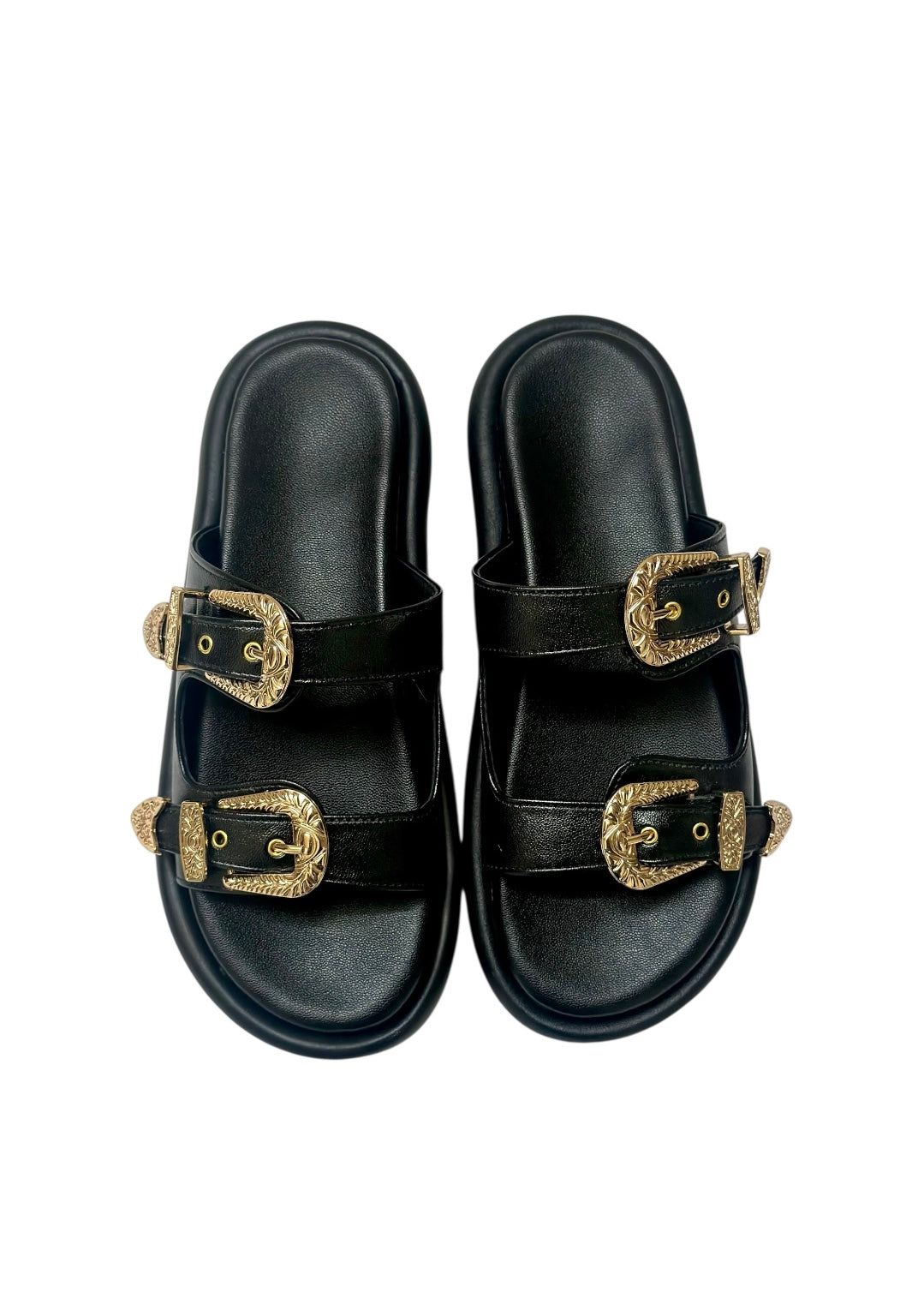 Cushiony Black Luxe Buckle