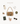 Neutral Love Beaded Bag