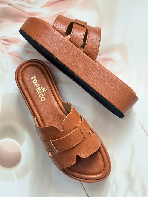 Y2K Tan Platforms